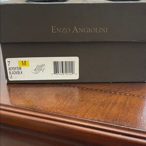 Enzo Angiolini Black Leather Shoes